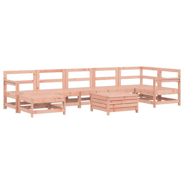 vidaXL Set Divani da Giardino 8 pz in Legno Massello Abete Douglas