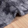 vidaXL Tappeto Shaggy a Pelo Lungo NAVARRA Grigio Scuro 200x200 cm