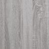 vidaXL Mensole Parete 2pz Grigio Sonoma 60x25x25,5cm Legno Multistrato