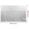 vidaXL Pellicola Galleggiante Solare PE Piscina 300x200 cm Grigia