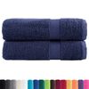 vidaXL Asciugamani da Bagno SOLUND 2 pz Blu Navy 100x150cm 600gsm