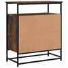 vidaXL Credenza Rovere Fumo 69x35x80 cm in Legno Multistrato