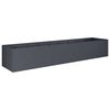 vidaXL Vaso da giardino Antracite 360 x 80 x 60 cm