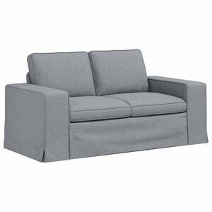 vidaXL Divano Grigio chiaro 162 x 80 x 82 cm Tessuto