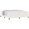 vidaXL Letto a molle Crema 200 x 200 cm Tessuto in Cords