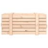 vidaXL Contenitore Portaoggetti 91x40,5x42 cm Legno Massello di Pino