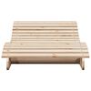 vidaXL Lettino Prendisole 205x80x31,5 cm in Legno Massello di Pino