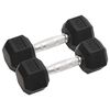 vidaXL Manubri 2 pz 6 kg Totale in Ghisa