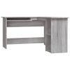 vidaXL Scrivania Angolare Grigio Sonoma 120x140x75cm Legno Multistrato