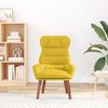 vidaXL poltrona Giallo 69 x 74 x 93 cm Velluto