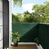 vidaXL Paravento Balcone Verde Scuro 120x800 cm 100% Poliestere Oxford