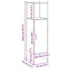 vidaXL Mobile da Bagno Rovere 33x33x120,5 cm Legno Multistrato