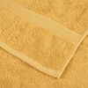 vidaXL Asciugamani da bagno Premium SOLUND 10 pz Oro 100x150 cm 600 g/m²