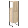 vidaXL Mobile da Bagno Beige 33 x 33 x 120,5 cm Legno multistrato