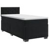 vidaXL Letto box spring con materasso Grigio Scuro Singolo Velluto