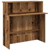 vidaXL Banco Reception Legno Antico 180x50x103,5 cm Legno Multistrato