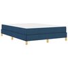 vidaXL Letto a molle con materasso Blu 140 x 200 cm Tessuto