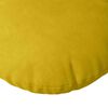 vidaXL Cuscini per Seduta 2 pcs Giallo Ø 40 x 13 cm Velluto
