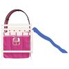 vidaXL Letto a Soppalco con Tunnel Bambini Rosa 80x200cm Massello Pino