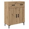vidaXL Credenza Rovere artigianale 69,5 x 34 x 90 cm