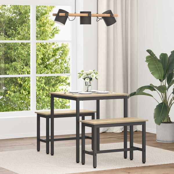 vidaXL Tavoli da pranzo METALLO