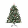 vidaXL Albero di Natale artificiale con 150 LED Verde 150 cm