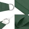 vidaXL Vela Parasole in Tela Oxford Quadrata 4x4 m Verde Scuro