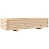 vidaXL Fioriera da Giardino 110x40x26,5 cm in Legno Massello di Pino