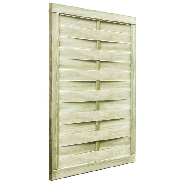 vidaXL Cancello da Giardino Legno di Pino Impregnato 100x125 cm Verde