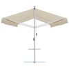 vidaXL Tenda Parasole con Piedistallo 500x300 cm Crema
