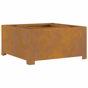 vidaXL Focolare Marrone 80 x 80 x 40 cm acciaio corten