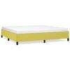 vidaXL Giroletto senza Materasso Verde 200x200 cm in Tessuto