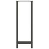 vidaXL Gambe per tavolo da bar antracite 2 pz 50x(110-111) cm in acciaio