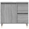 vidaXL Armadietto Bagno Grigio Sonoma 65x33x60 cm in Legno Multistrato