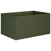 vidaXL Vaso da giardino Verde Oliva 120 x 80 x 60 cm