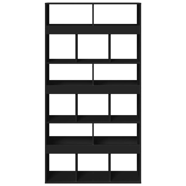 vidaXL Divisorio Stanza Nero 100x33x187,5 cm in Truciolato