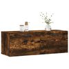 vidaXL Mobile a Parete Rovere Fumo 100x36,5x35 cm in Legno Multistrato