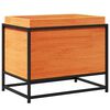 vidaXL Fioriera Giardino Marrone Cera 60x50x40 cm Legno Massello Pino