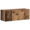 vidaXL Mobile TV da parete 2 pcs Legno vecchio 60 x 31 x 29.5 cm
