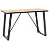 vidaXL Tavolo da Pranzo Rovere 120x60x75 cm in MDF