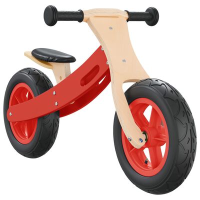 vidaXL Bicicletta Senza Pedali per Bambini con Pneumatici Aria Rossa
