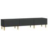 vidaXL Mobile TV 147 x 34,5 x 30 cm Nero Legno ingegnerizzato