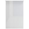 vidaXL Scrivania Bianco Lucido 100x50x76 cm in Legno Multistrato