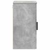 vidaXL Mobile da Bagno con porta Grigio cemento 30 x 31,5 x 61 cm