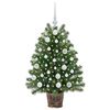 vidaXL Albero di Natale artificiale con 150 LED Verde 95 cm PE e PVC