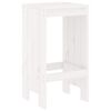 vidaXL Set Bar da Giardino 9 pz Bianco in Legno Massello di Pino