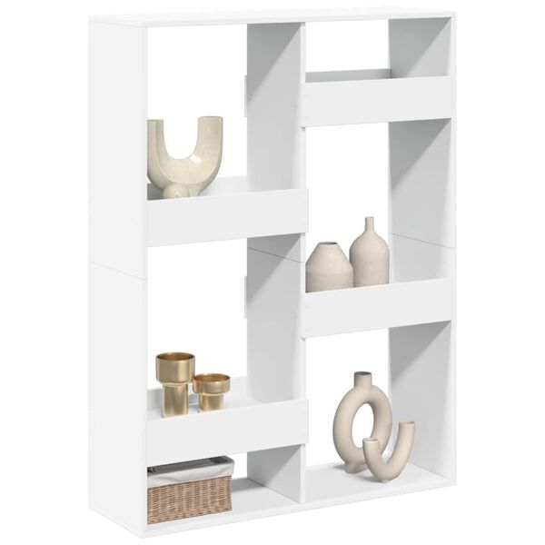 vidaXL Divisorio Bianco 100x33x135 cm in Truciolato