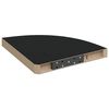 vidaXL Scaffali Angolari a Parete 4 pz Neri 35x35x3,8 cm in MDF