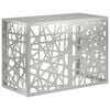 vidaXL Copertura per condizionatore d'aria Argento 100 x 50 x 70 cm