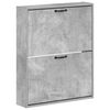vidaXL Mobiletto per Scarpe da Muro HOORN 71 x 17 x 86 cm
